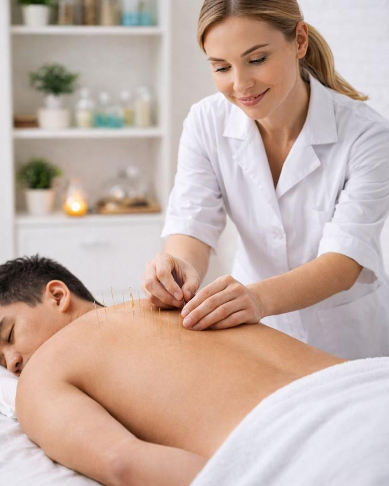 Acupuncture Practitioner at Work
